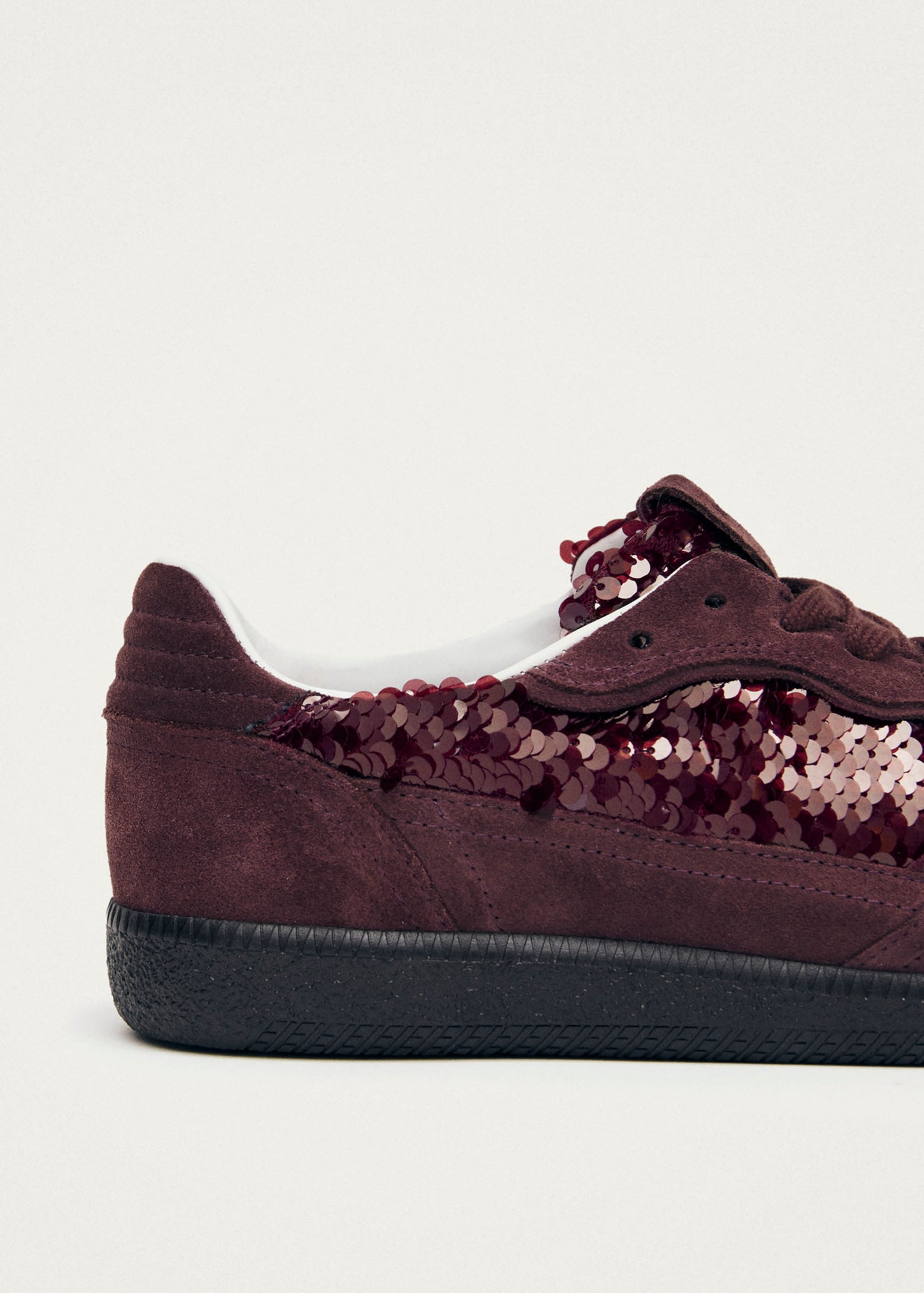 Tb.490 Glint Burgundy Leather Sneakers