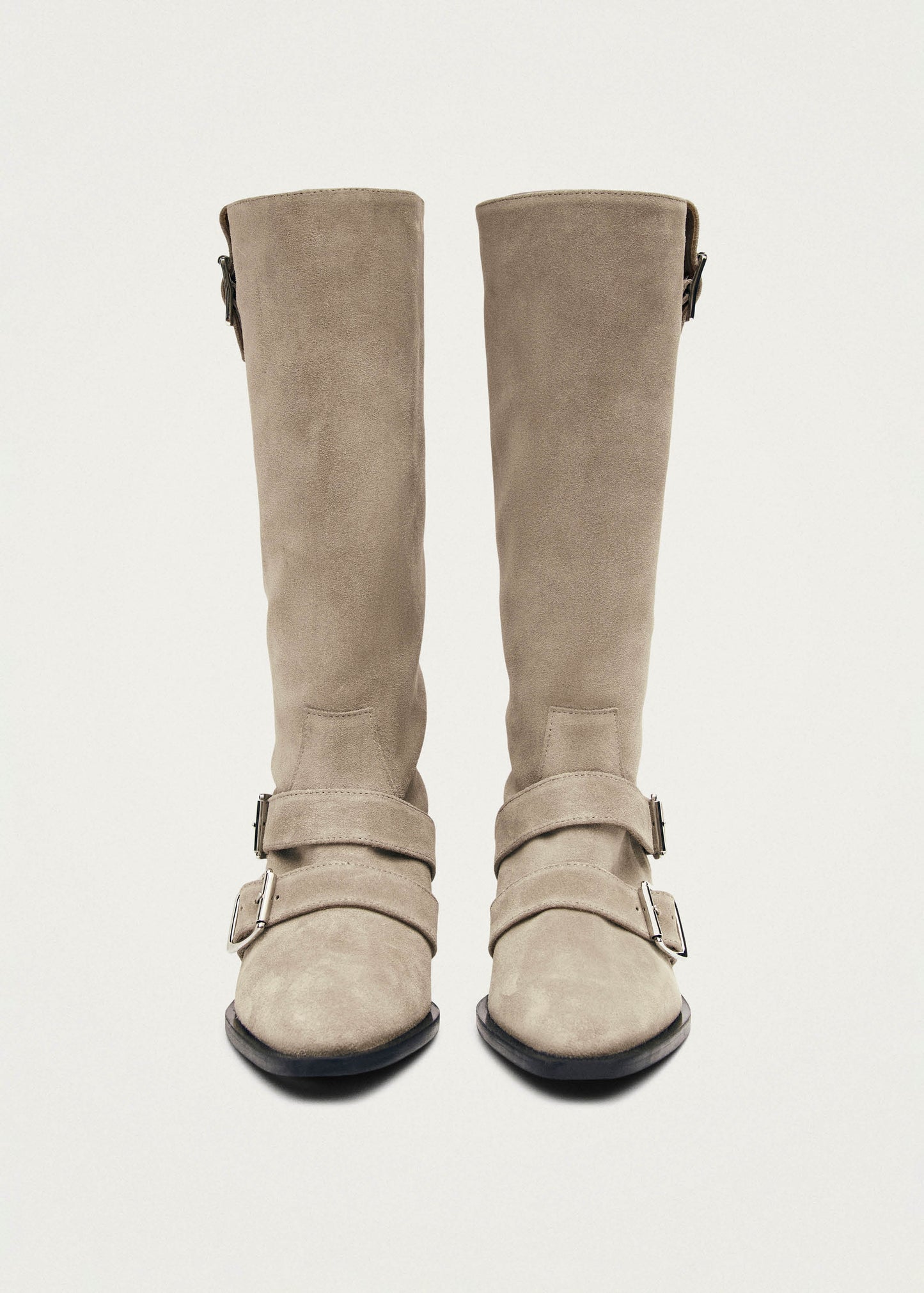 Ryder Suede Beige Leather Boots