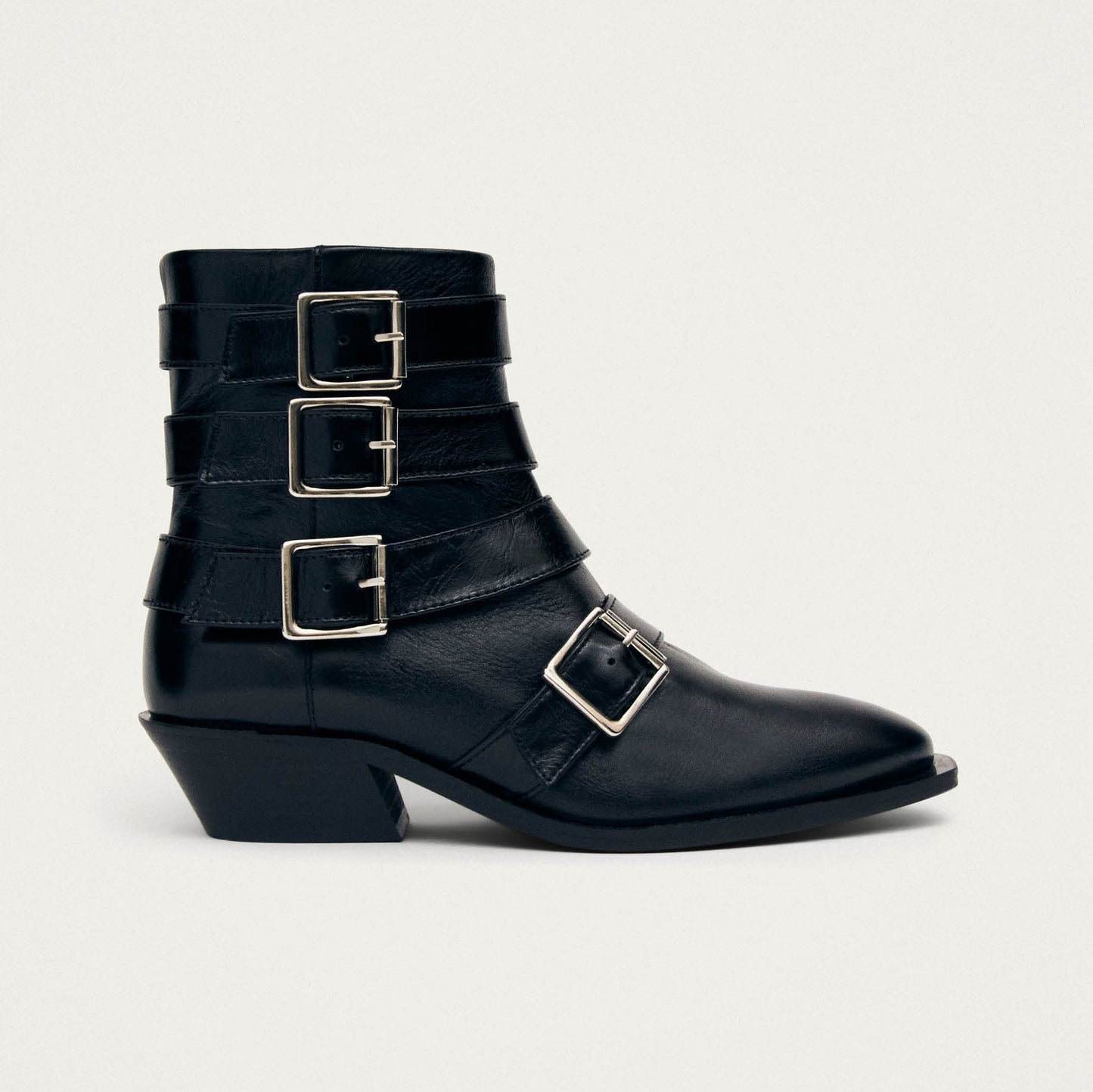 Eras Bottines en Cuir Noir