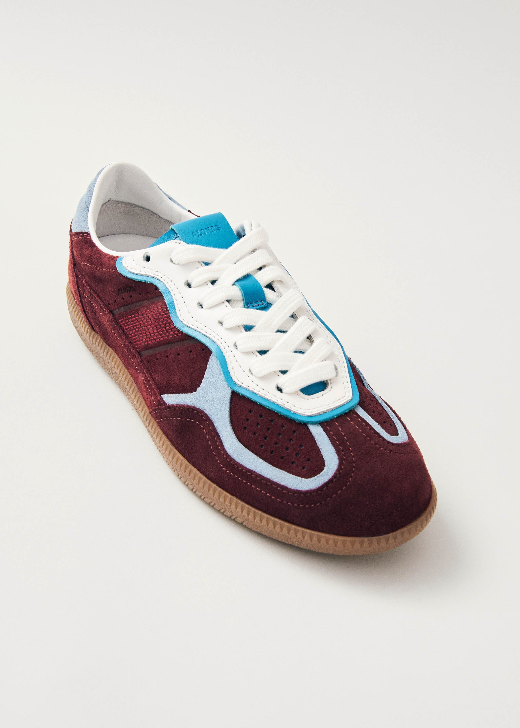 ACEANDRARE新品未使用ALOHA COLOR LINE Tb.490 Rife Burgundy Leather Sneakers | ALOHAS