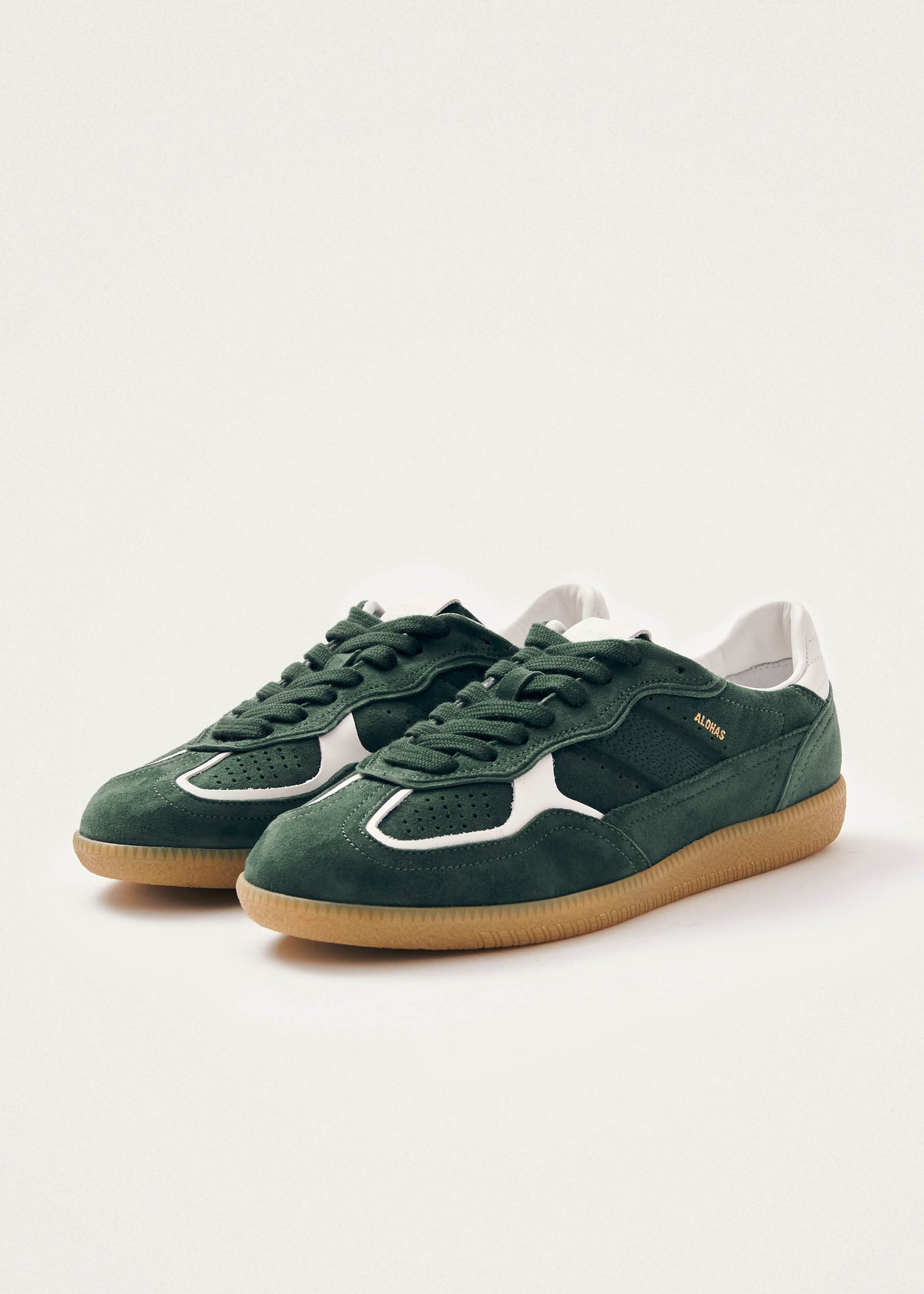 Tb.490 Rife Forest Green Leather Sneakers