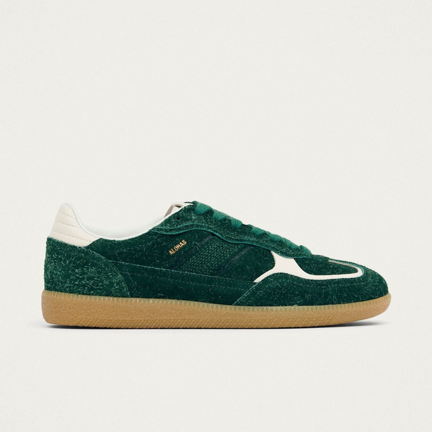 Tb.490 Rife Suede Fuzzy Zapatillas de Cuero Verde