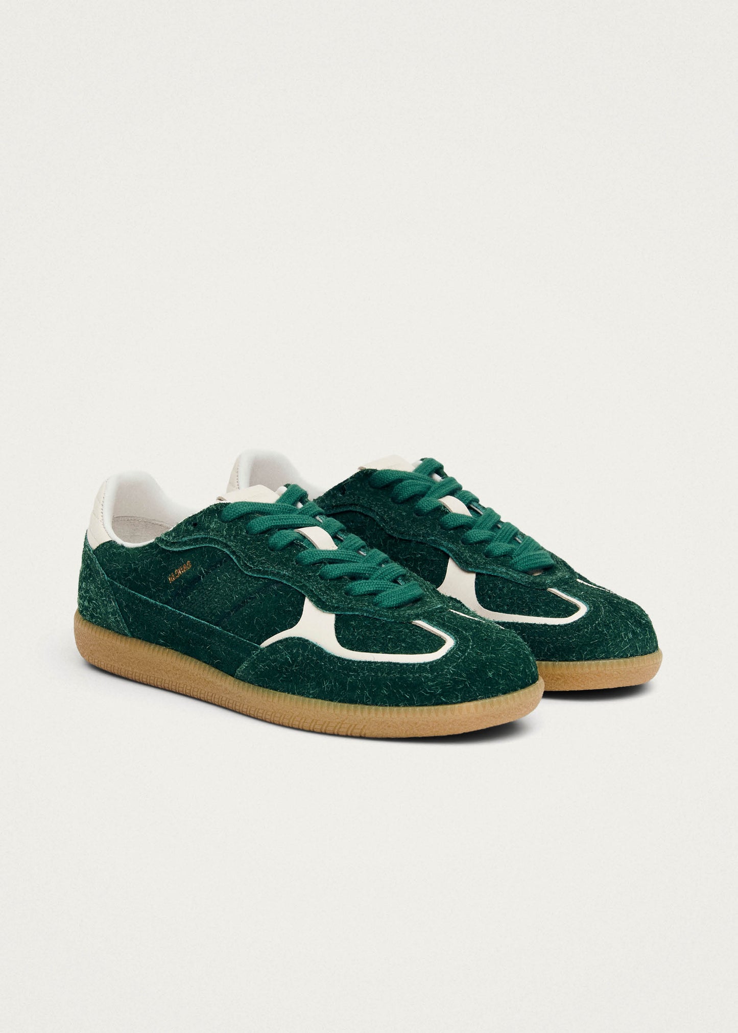 Tb.490 Rife Suede Fuzzy Zapatillas de Cuero Verde