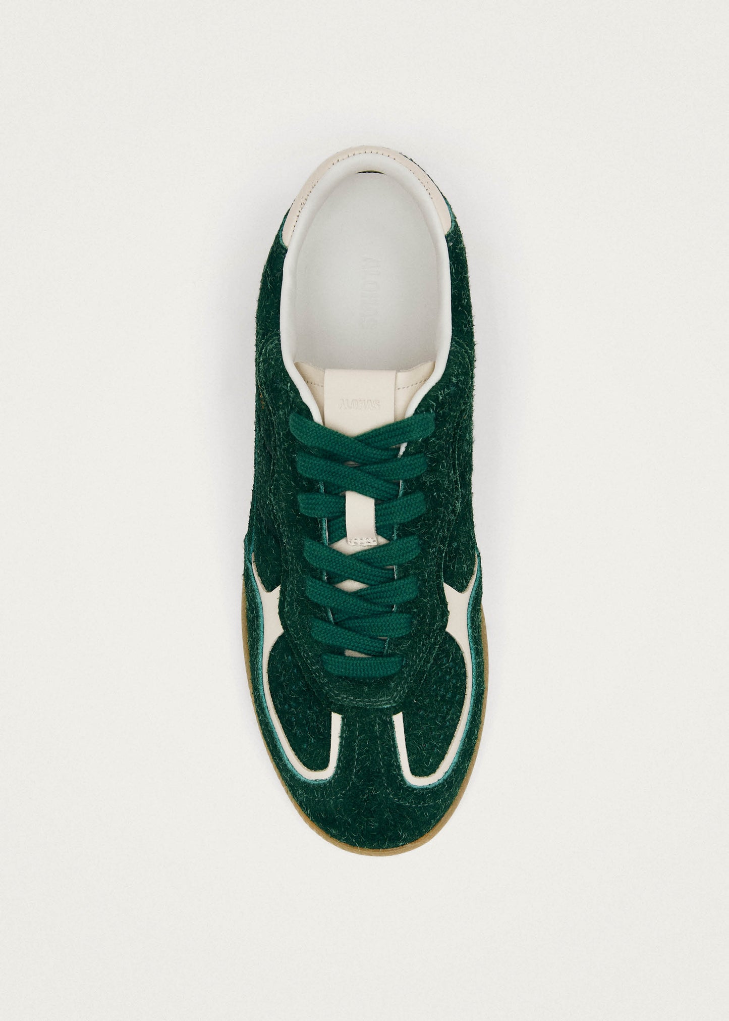 Tb.490 Rife Suede Fuzzy Zapatillas de Cuero Verde