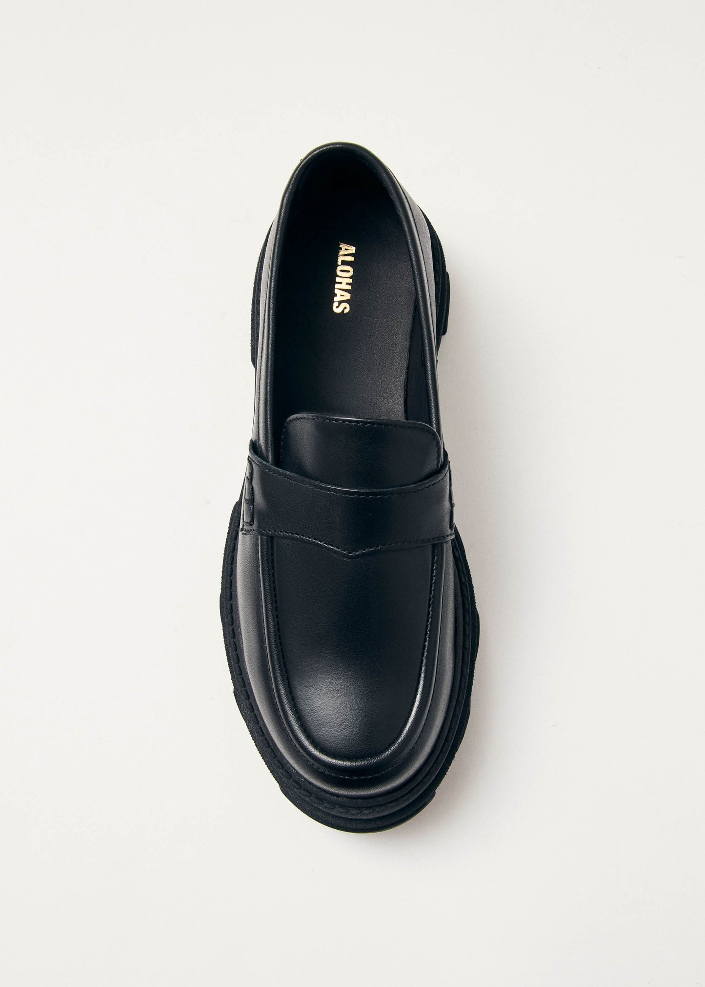 Trailblazer Black Leather Loafers