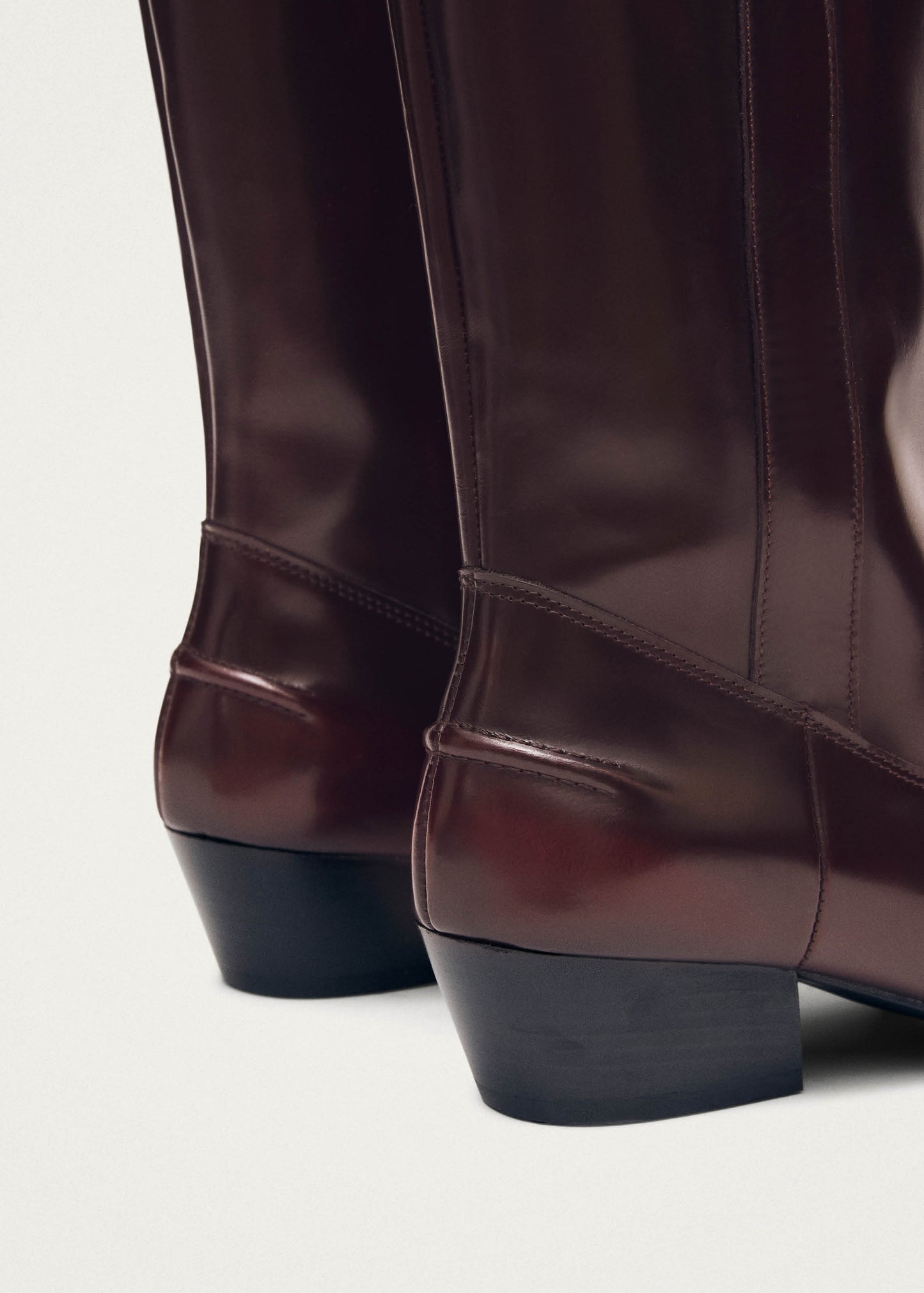 Chase Brushed Bottes en Cuir Bordeaux