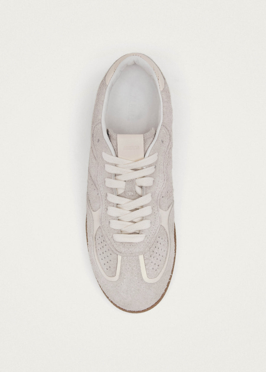 Tb.490 Rife Suede Fuzzy Light Grey Leather Sneakers