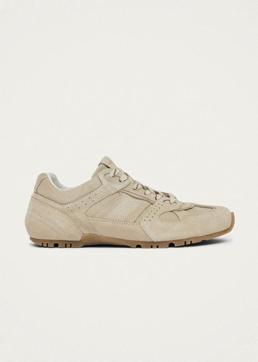 Tb.56 Suede Cream Leather Sneakers-image