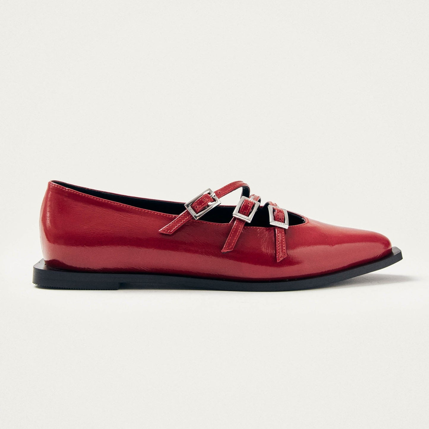 Jive Onix Ballerines en Cuir Rouge