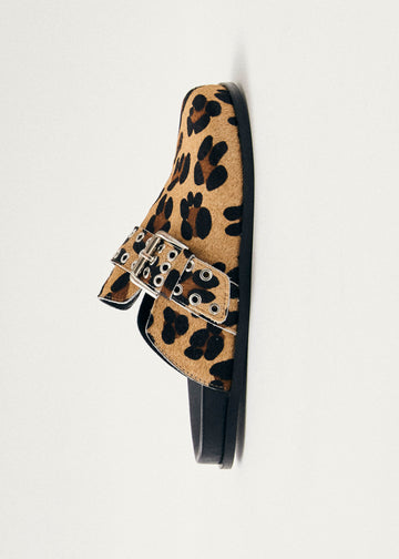 Halia Zoccoli Leopardati in Pelle Beige ALOHAS