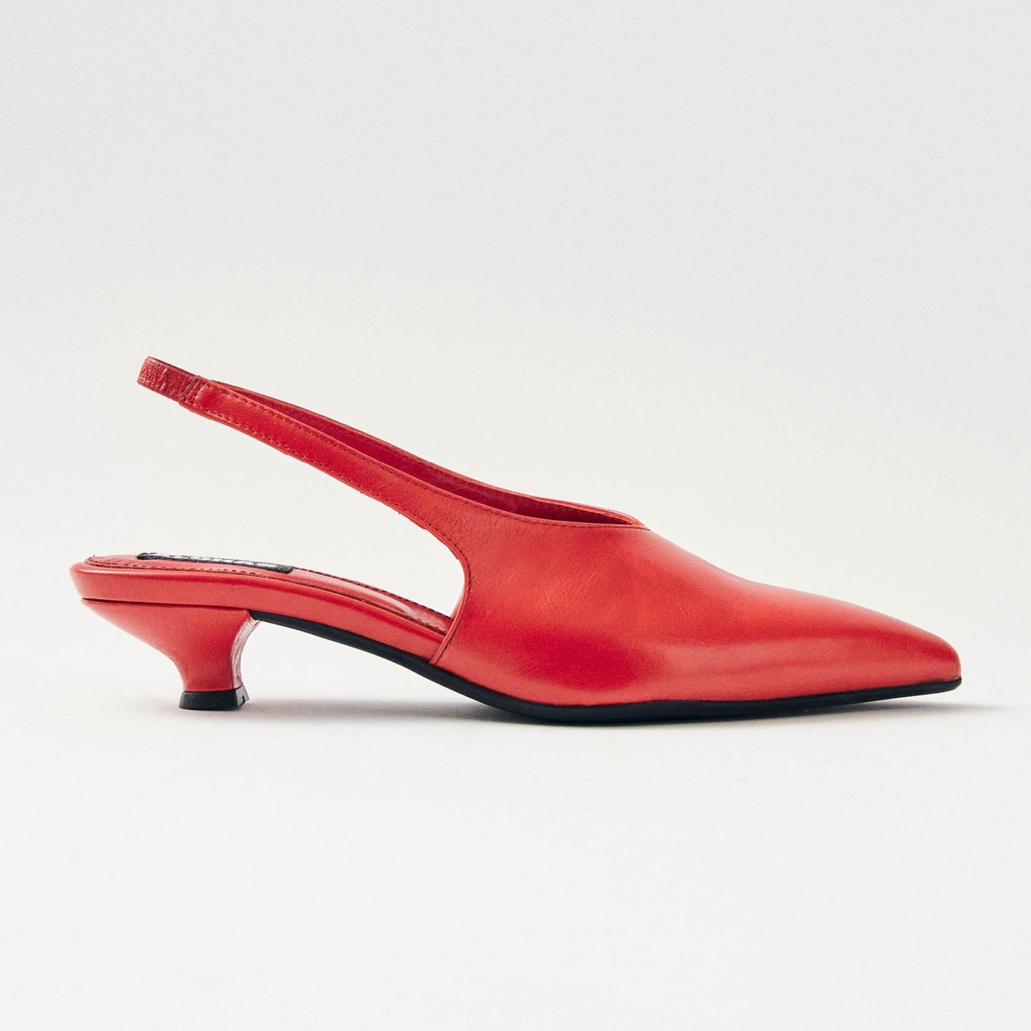 Eros Escarpins en Cuir Rouge