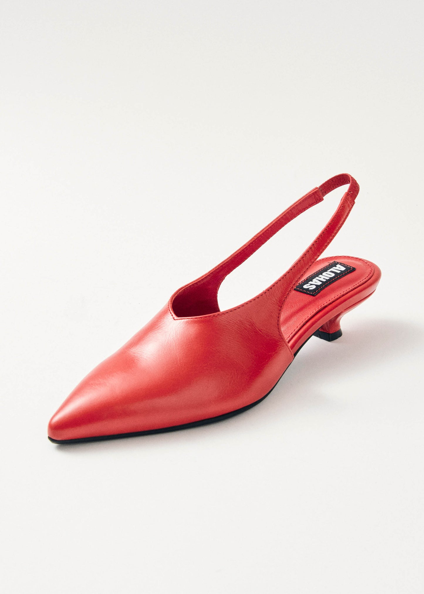 Eros Escarpins en Cuir Rouge