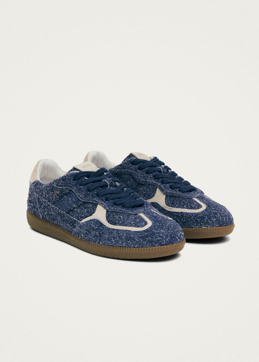 Tb.490 Rife Suede Fuzzy Blue Leather Sneakers