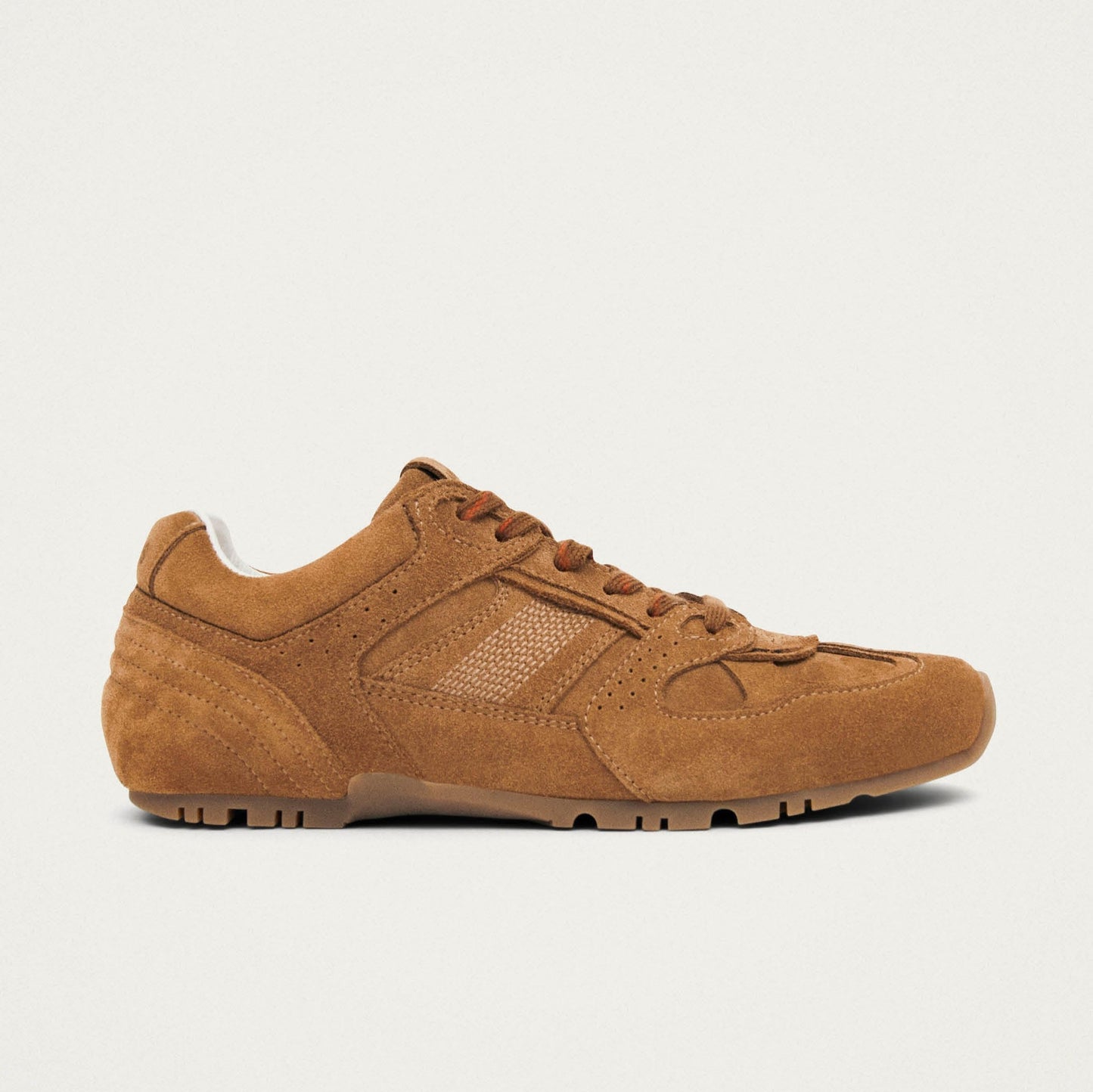 Tb.56 Suede Tan Leather Sneakers