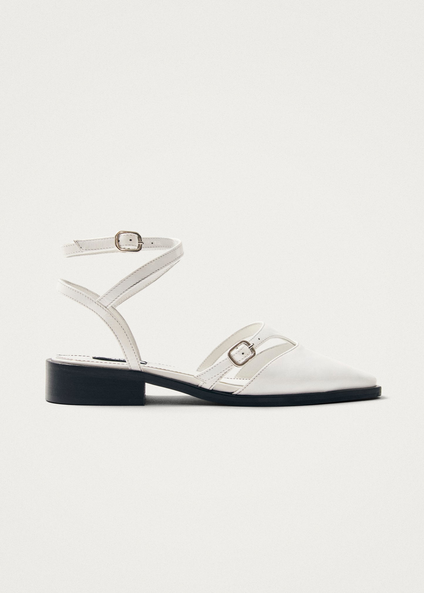 Aveline Ballerine in Pelle Crema