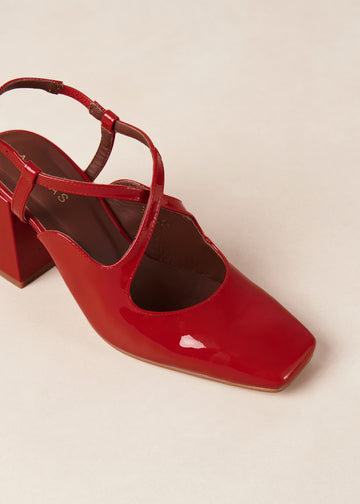 Reggie Red Patent Pumps ALOHAS