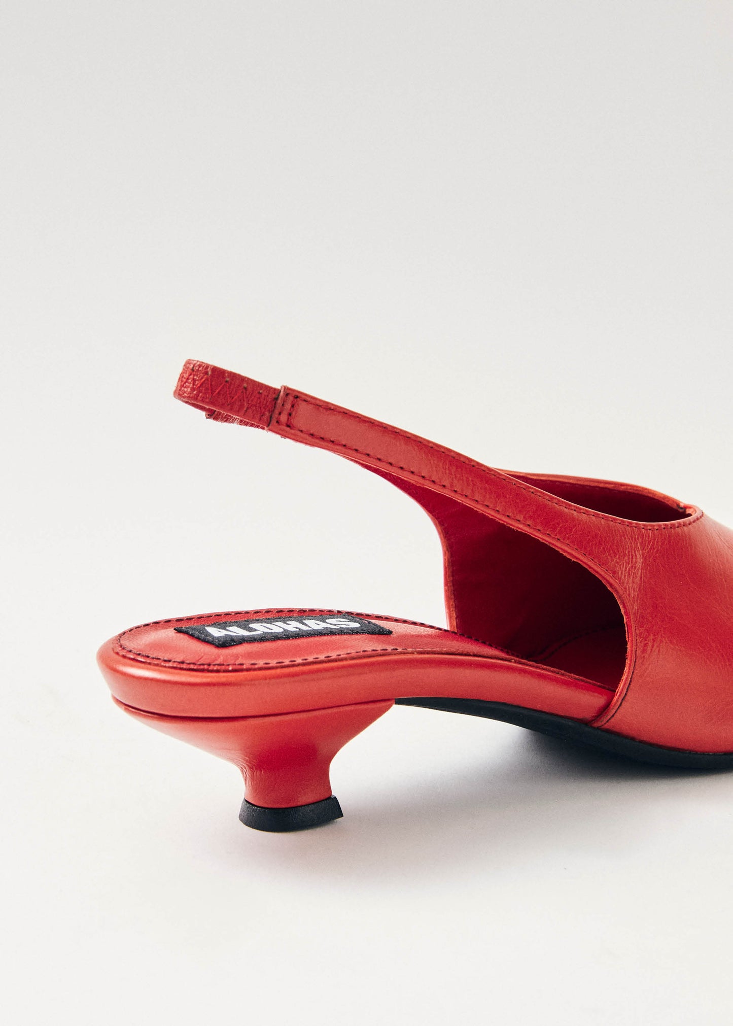 Eros Escarpins en Cuir Rouge