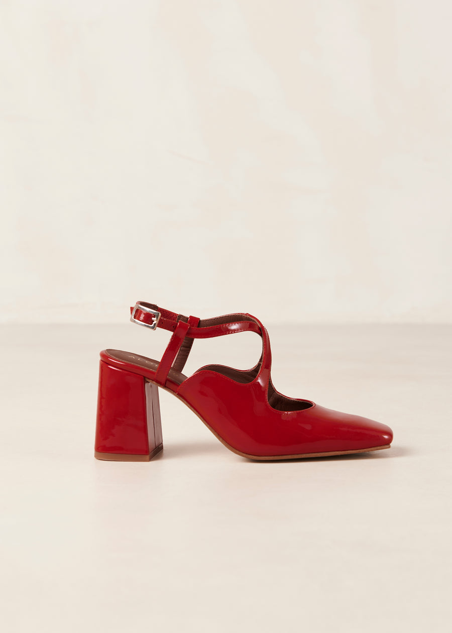 Reggie Red Patent Pumps ALOHAS