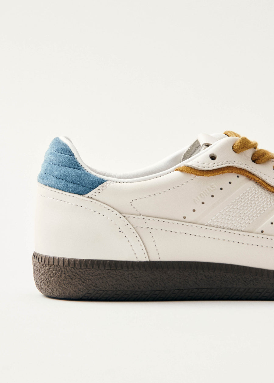 Tb.490 Bicolor Marigold Blue Leather Sneakers