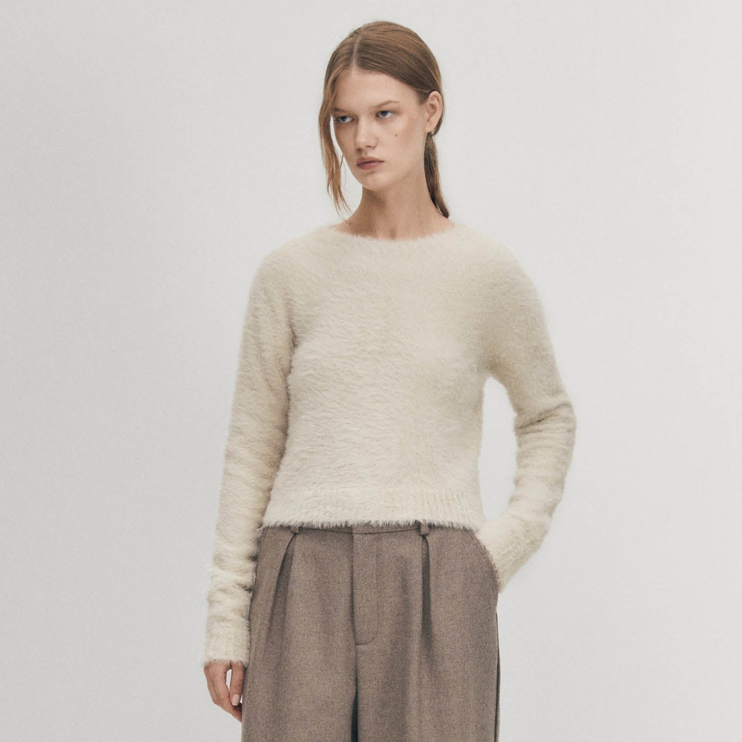 Deli Ecru Tricot Sweater