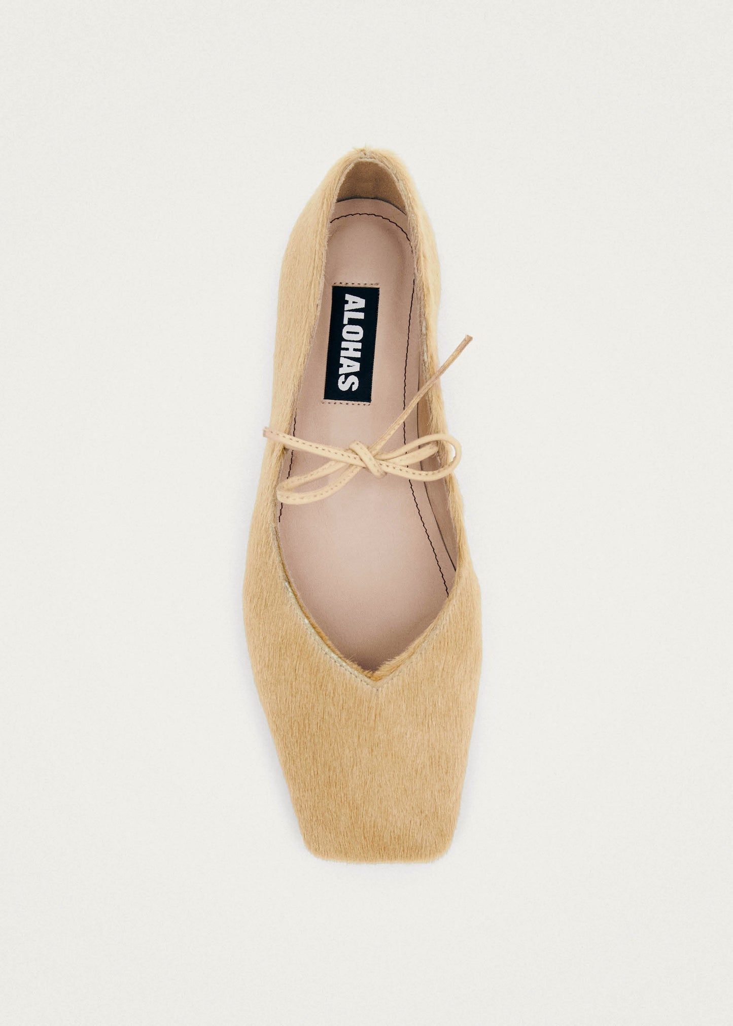 Sway Soft Ballerines en Cuir Beige