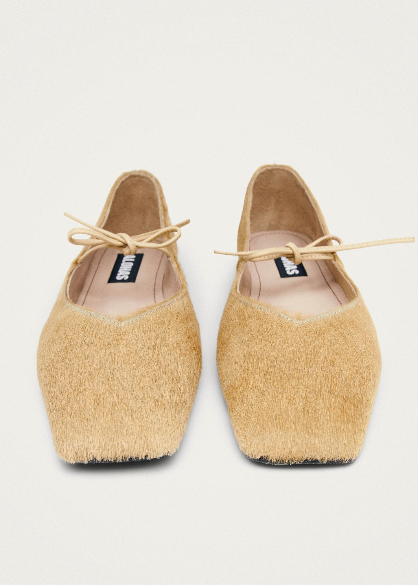 Sway Soft Ballerines en Cuir Beige