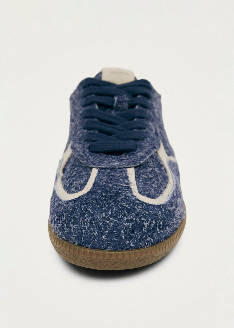 Tb.490 Rife Suede Fuzzy Blue Leather Sneakers