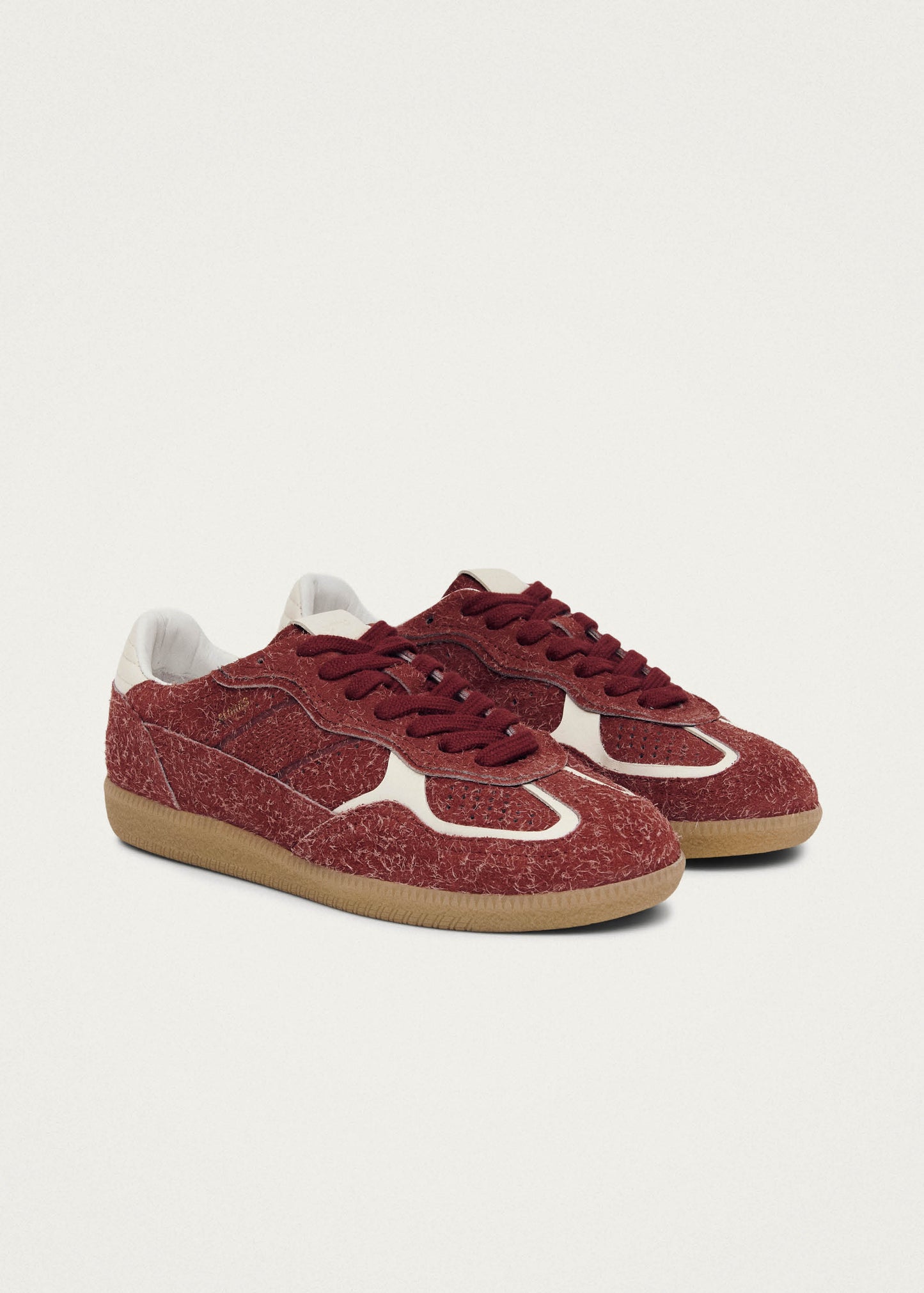 Tb.490 Rife Suede Fuzzy Sneaker in Pelle Rosse