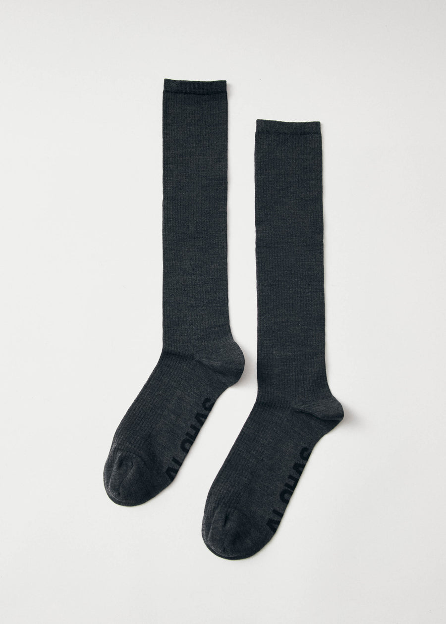 Autumn Dark Grey Socks