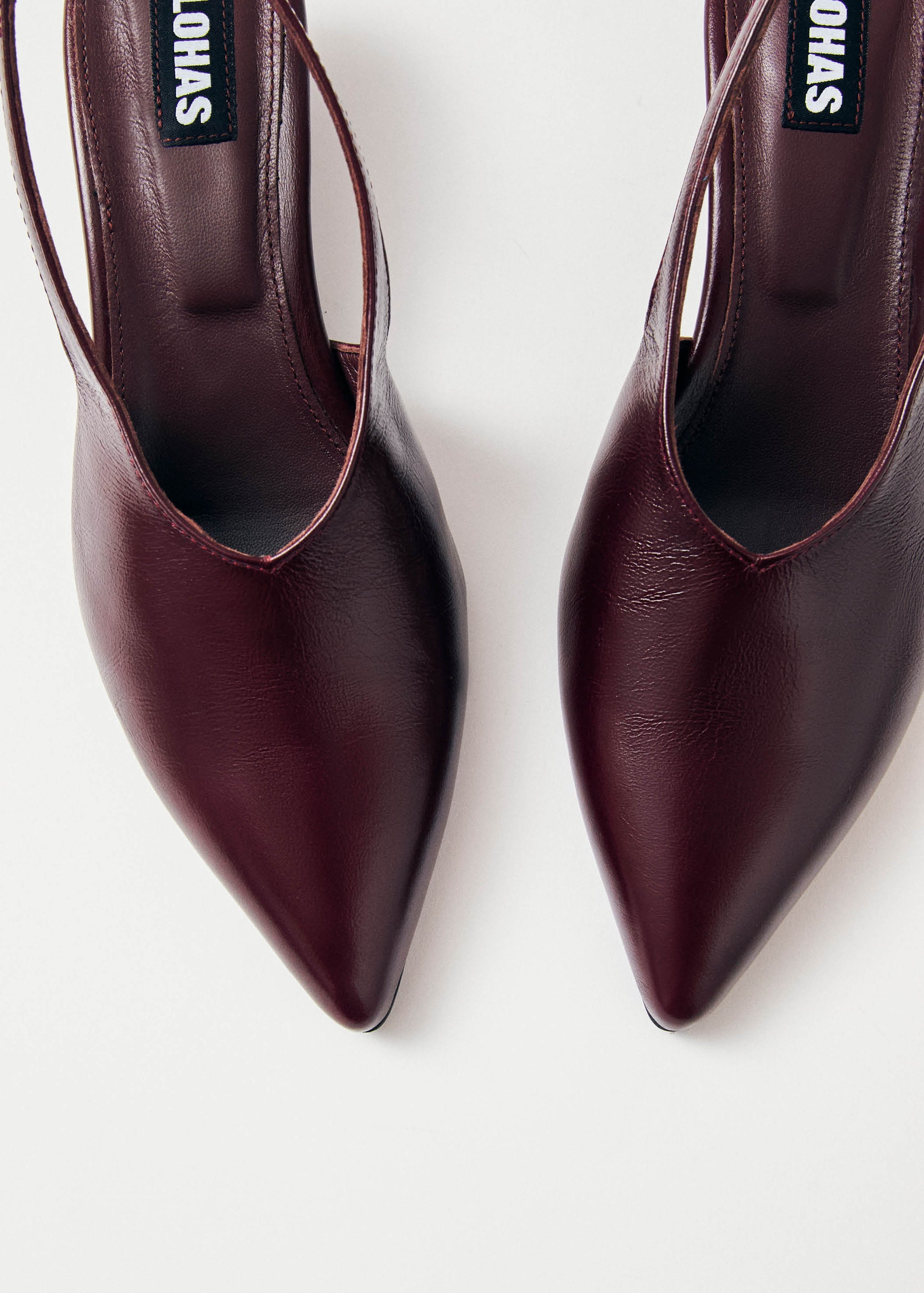 EROS CREAM LEATHER PUMPS