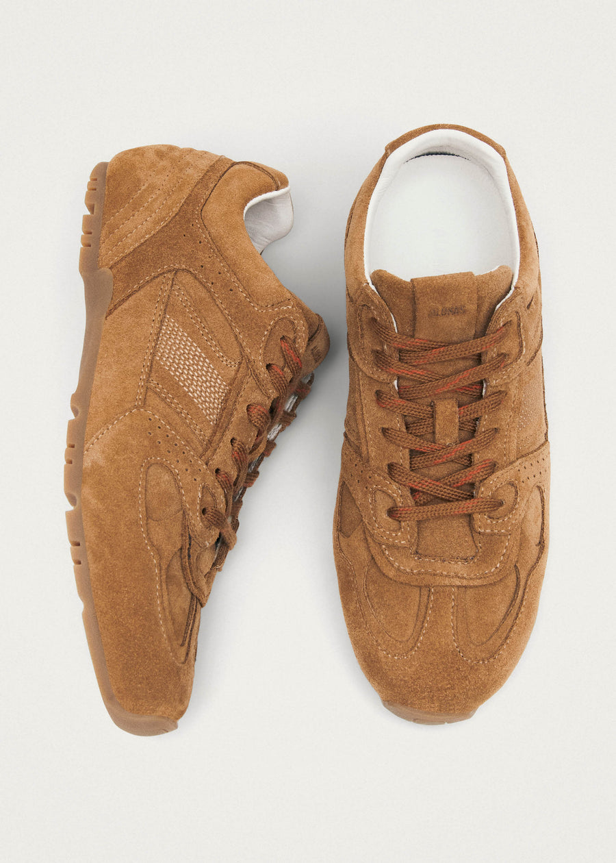 Tb.56 Suede Tan Leather Sneakers