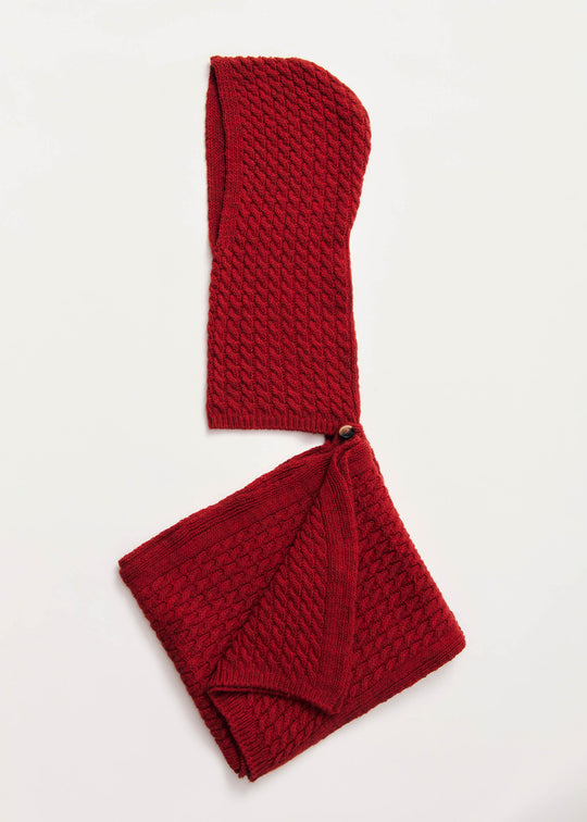 Kylie Red Tricot Scarf