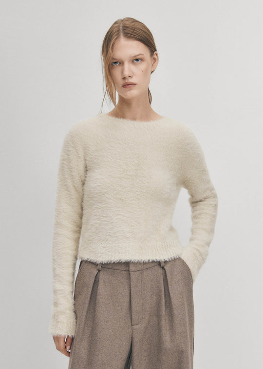 Deli Ecru Tricot Sweater