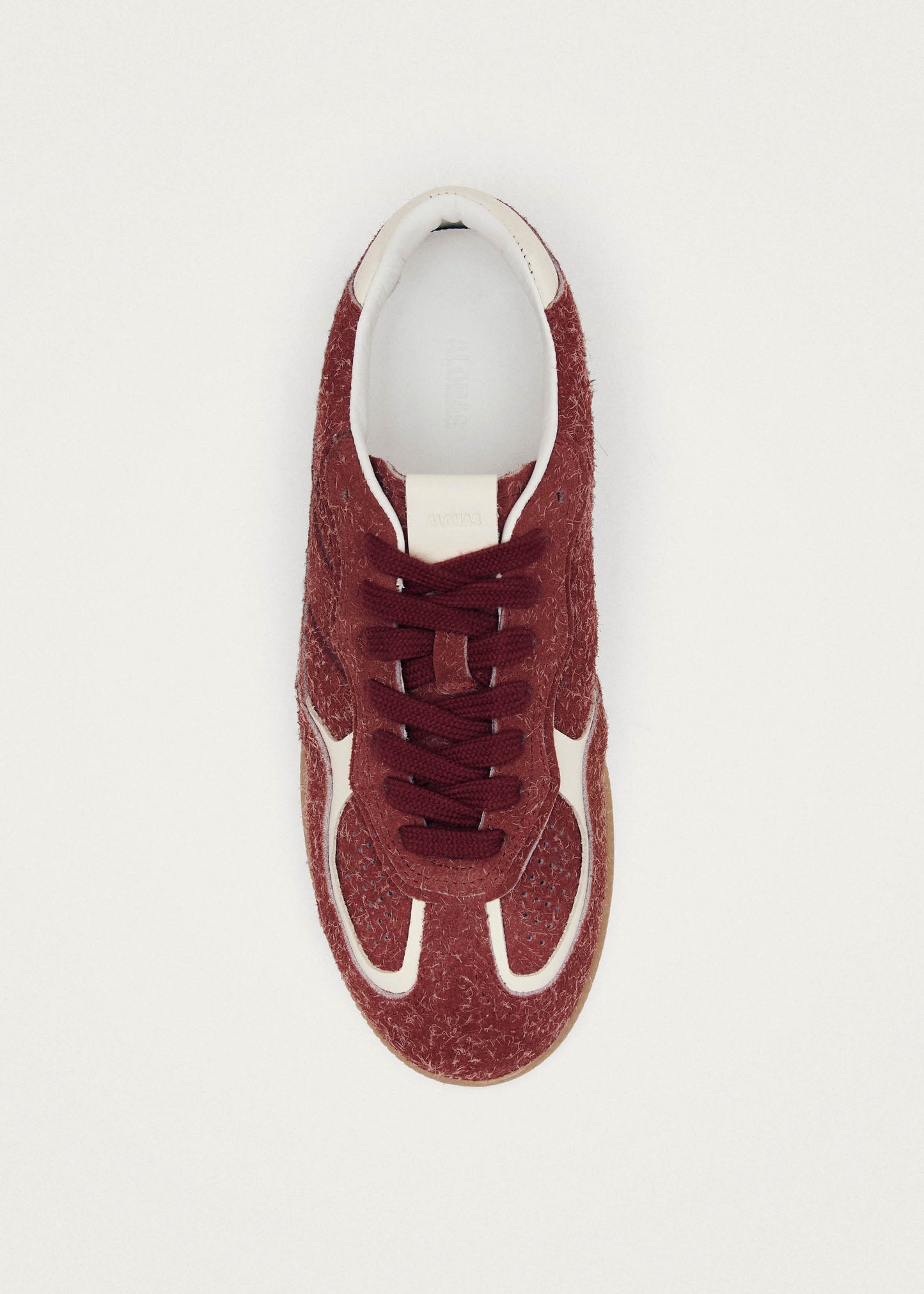 Tb.490 Rife Suede Fuzzy Sneaker in Pelle Rosse