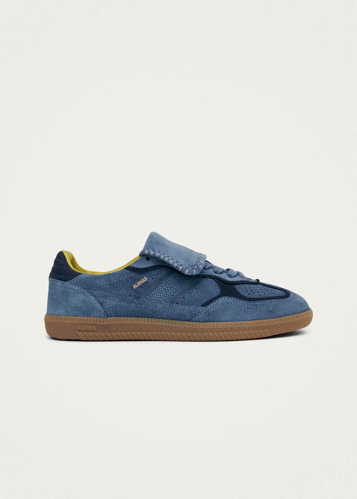 0090~Lace Up BULIAN Sneakers with Suede Details and Prints main image 1