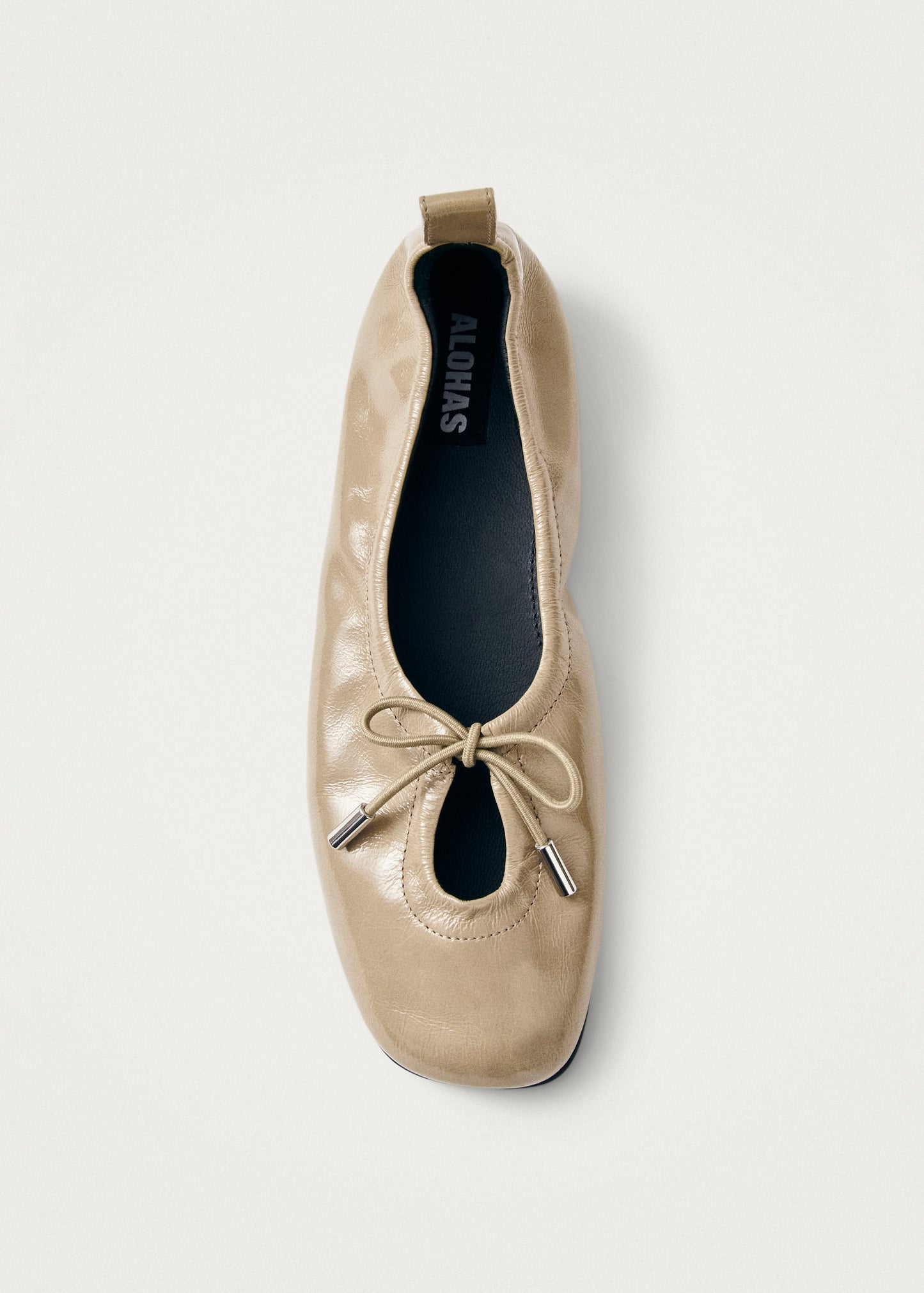 Rosalind Onix Beige Leder Ballerinas