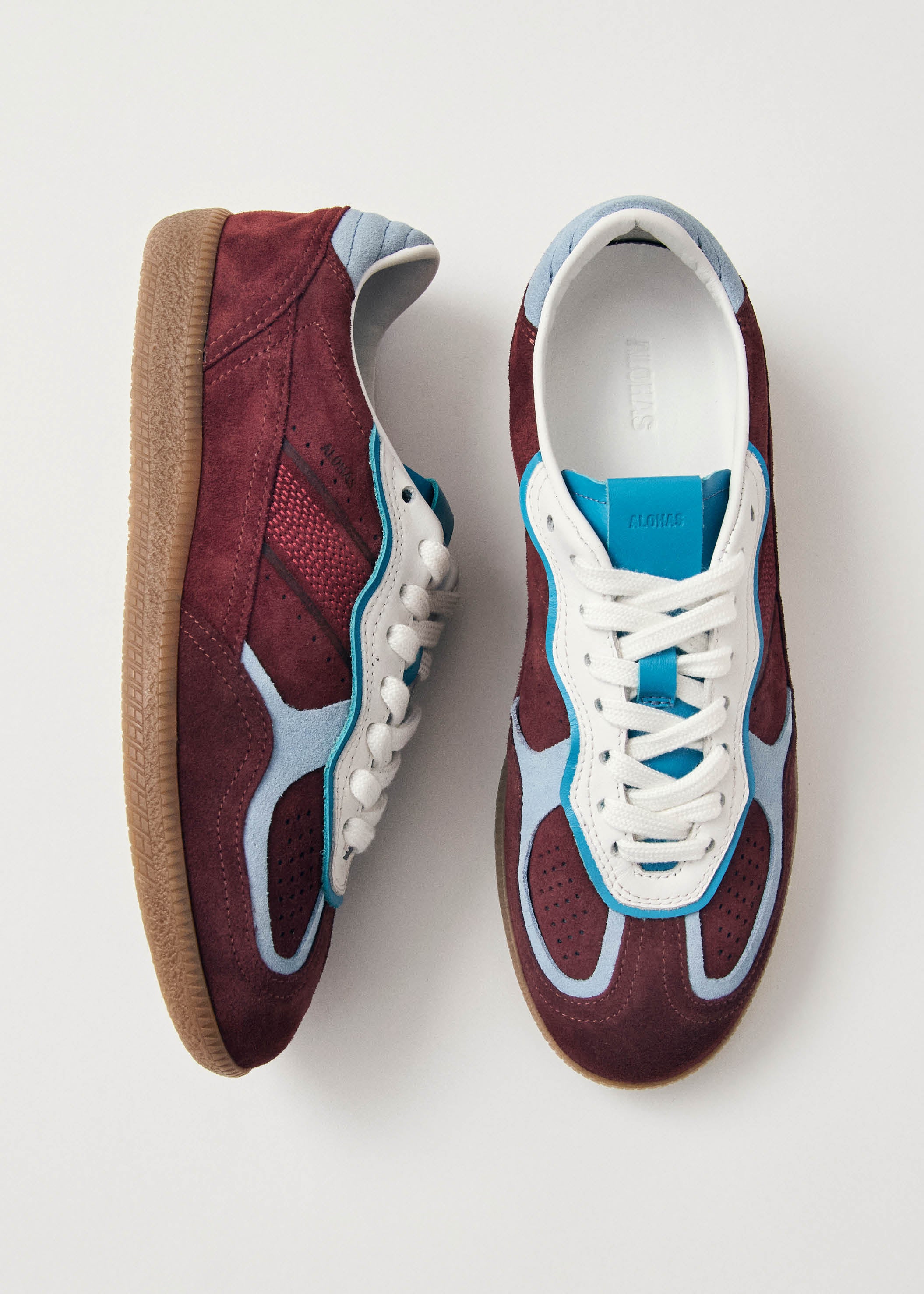 Tb.490 Rife Burgundy Leather Sneakers | ALOHAS