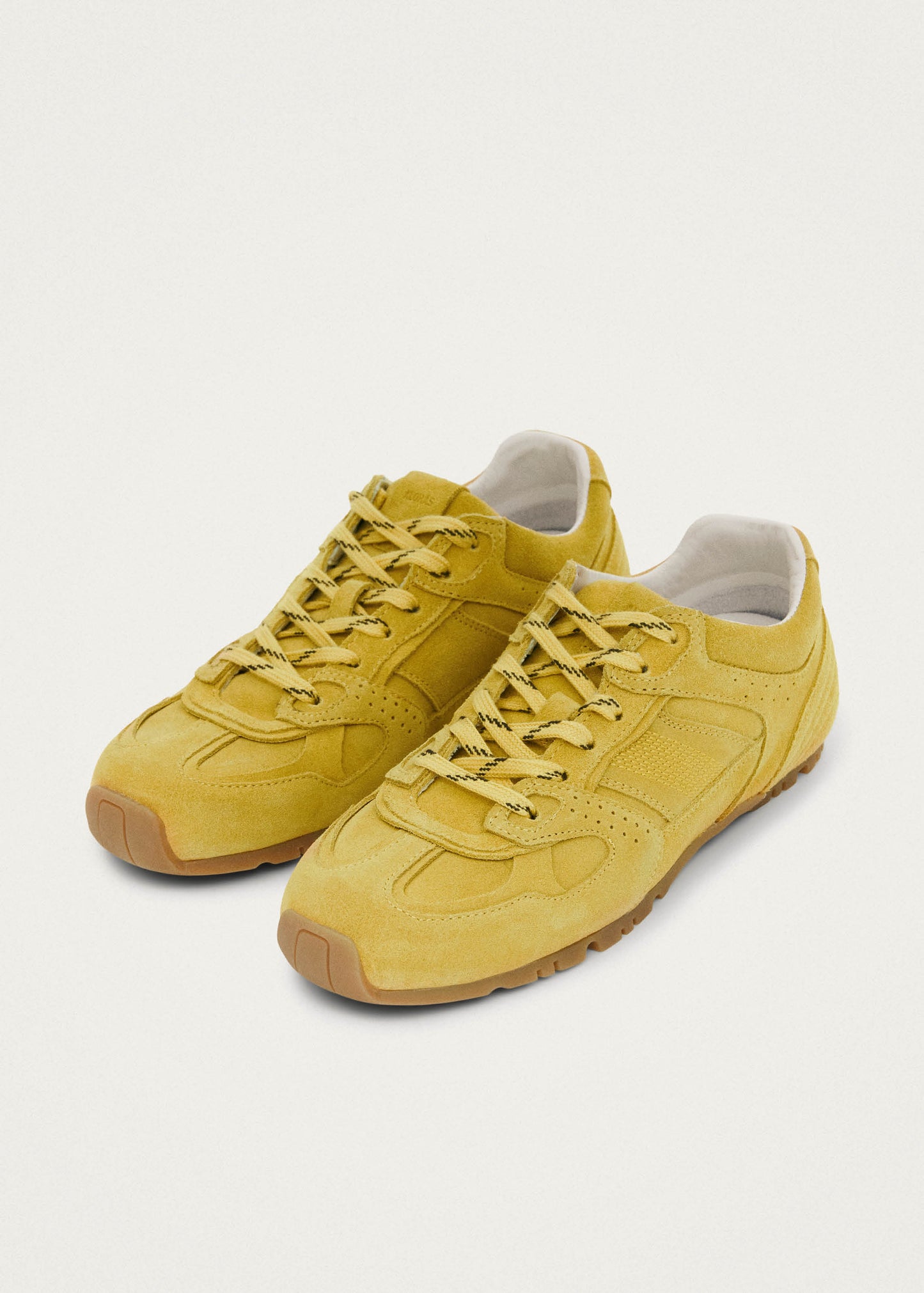 Tb.56 Suede Zapatillas de Cuero Amarillo