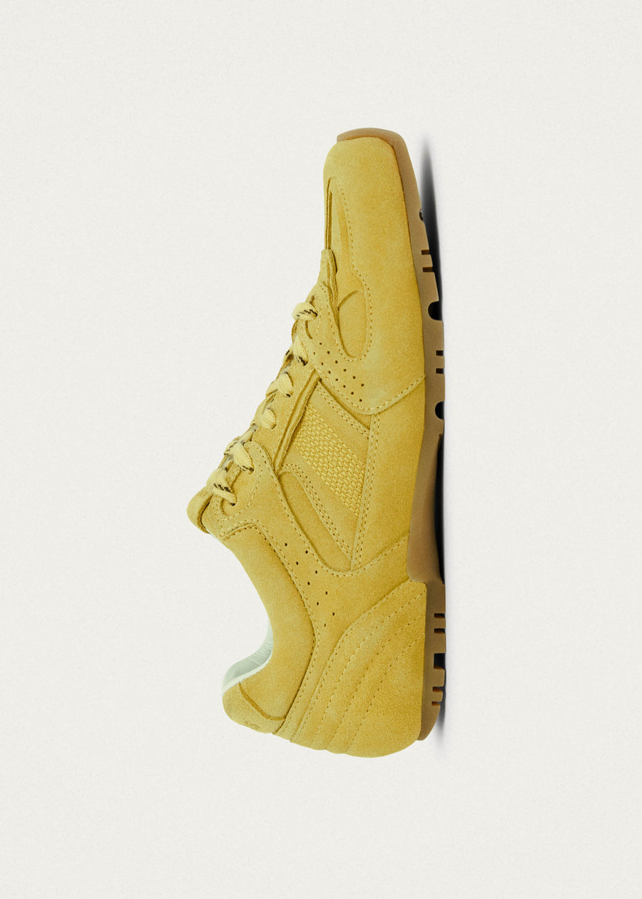 Tb.56 Suede Yellow Leather Sneakers