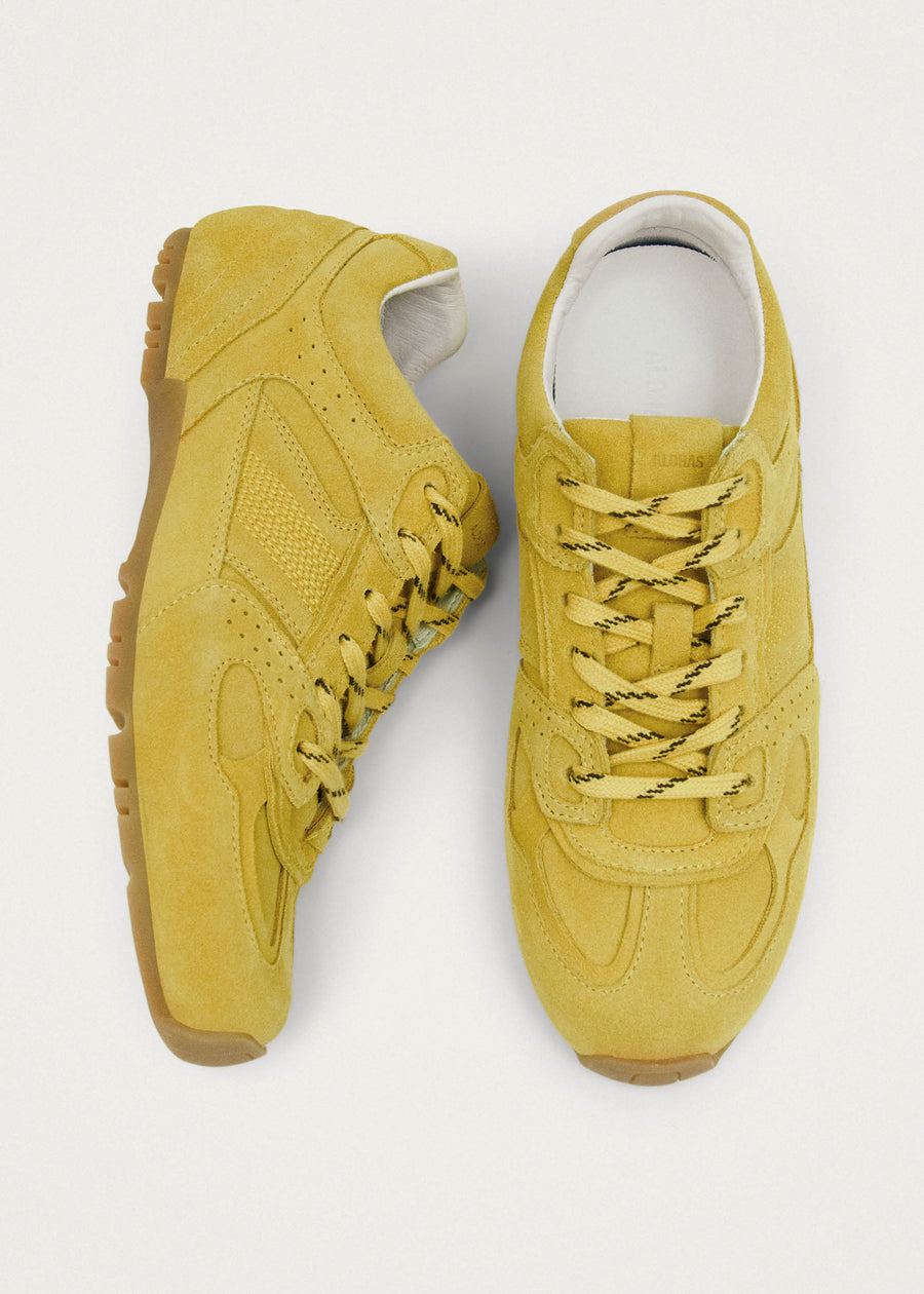 Tb.56 Suede Yellow Leather Sneakers