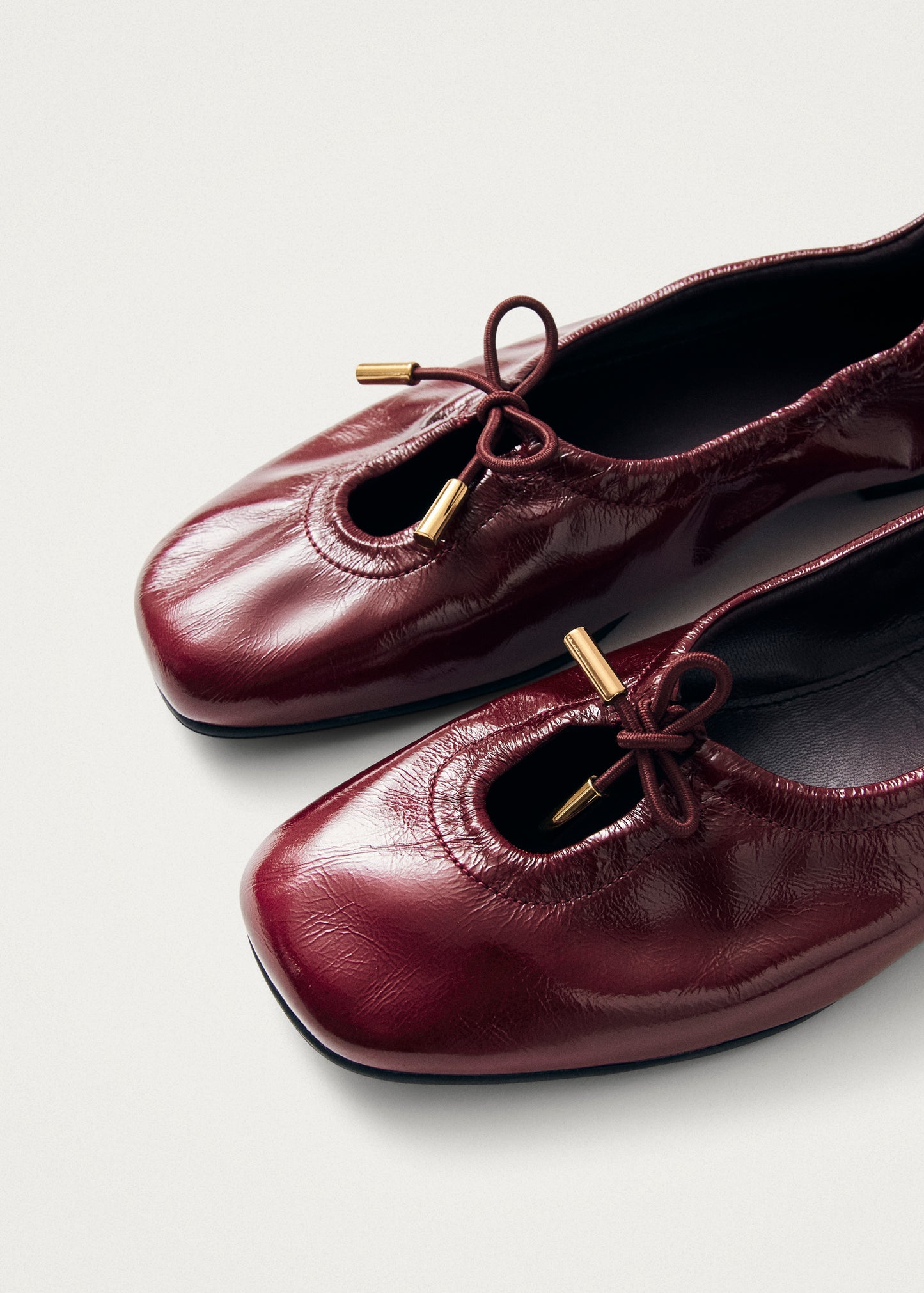 Rosalind Onix Bordeaux Leder Ballerinas