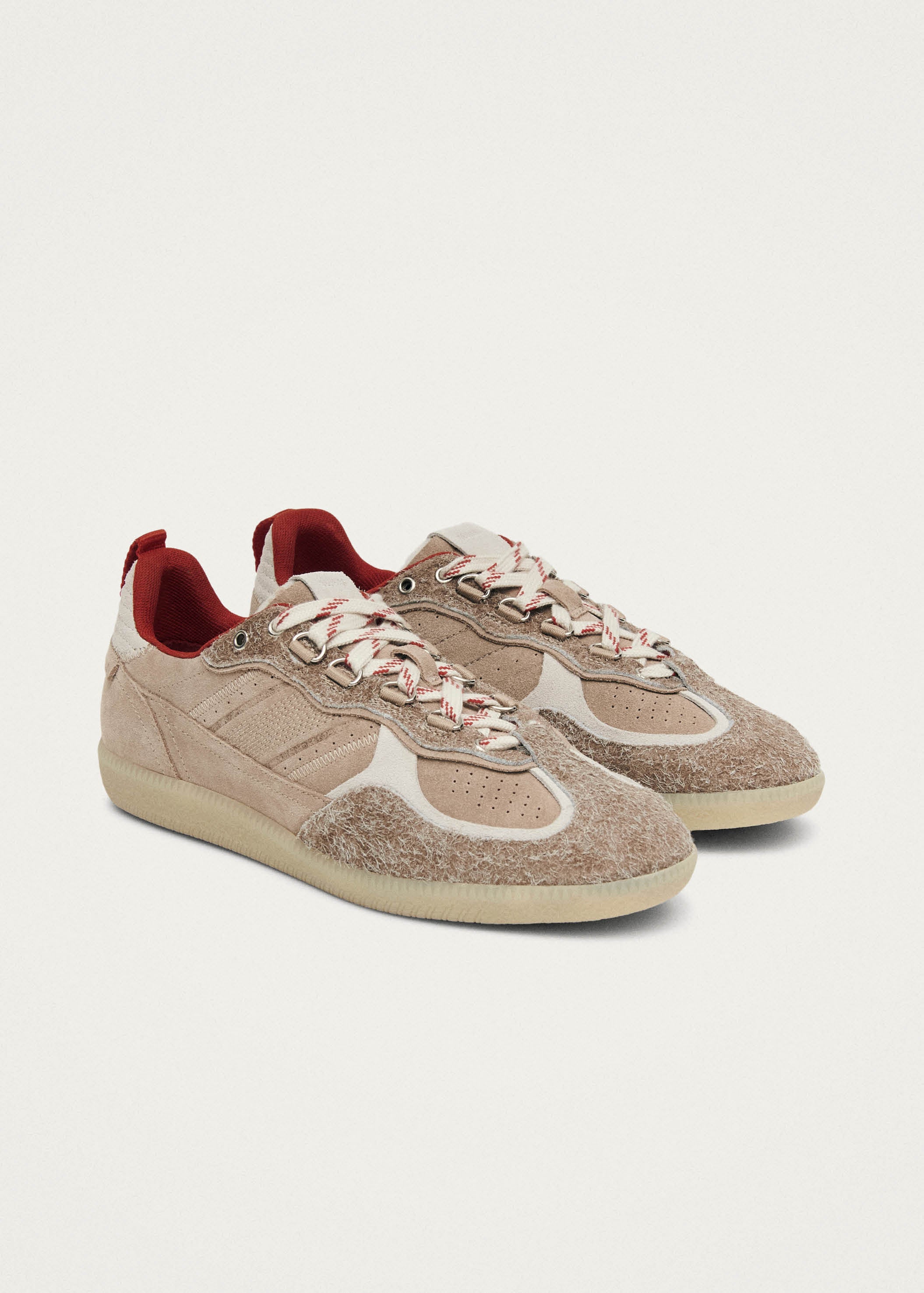 Tb.490 Trek Beige Leather Sneakers | ALOHAS