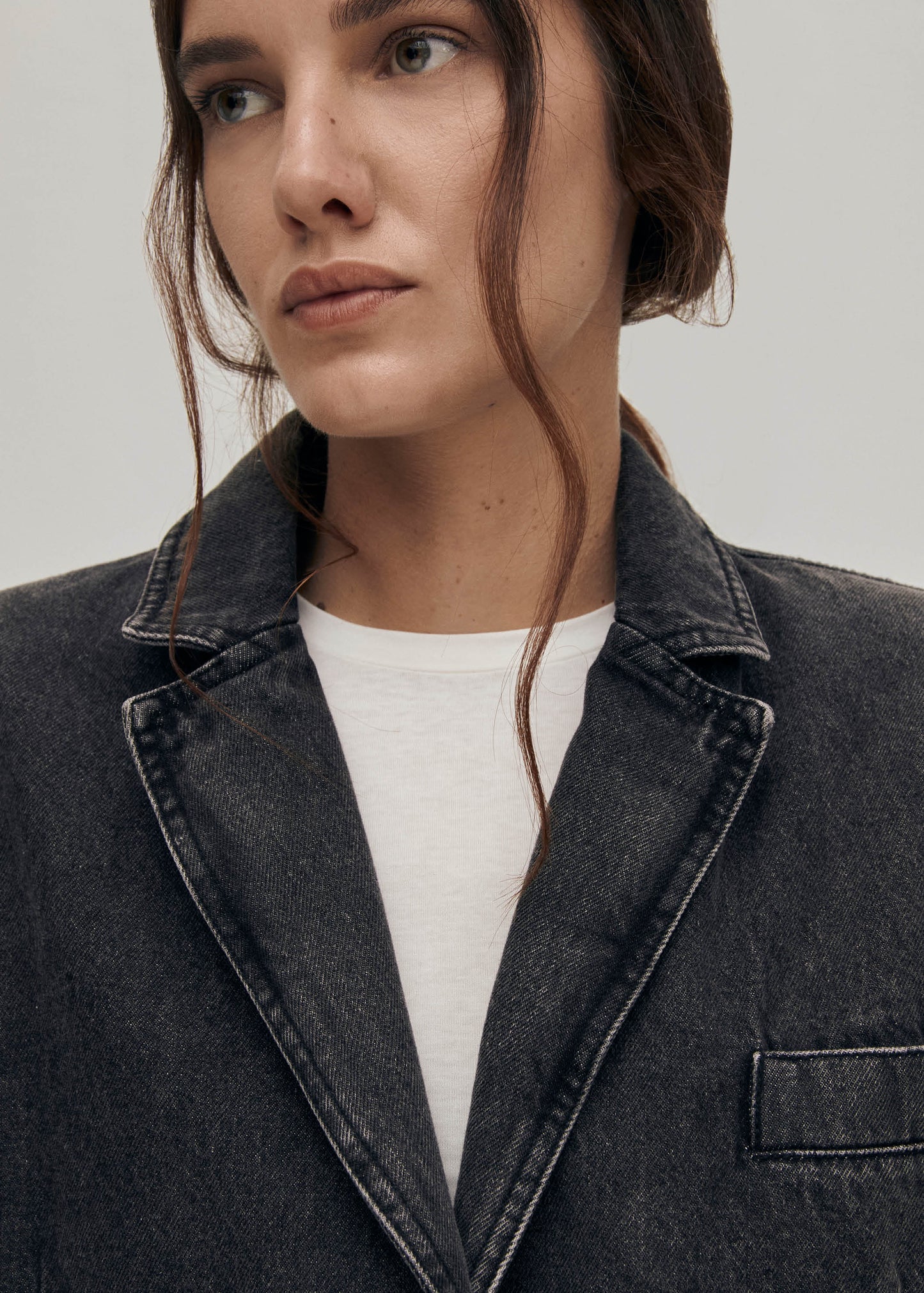 Sandra Black Denim Jacket