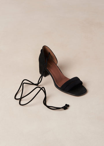 Dakota Black Suede Sandals ALOHAS