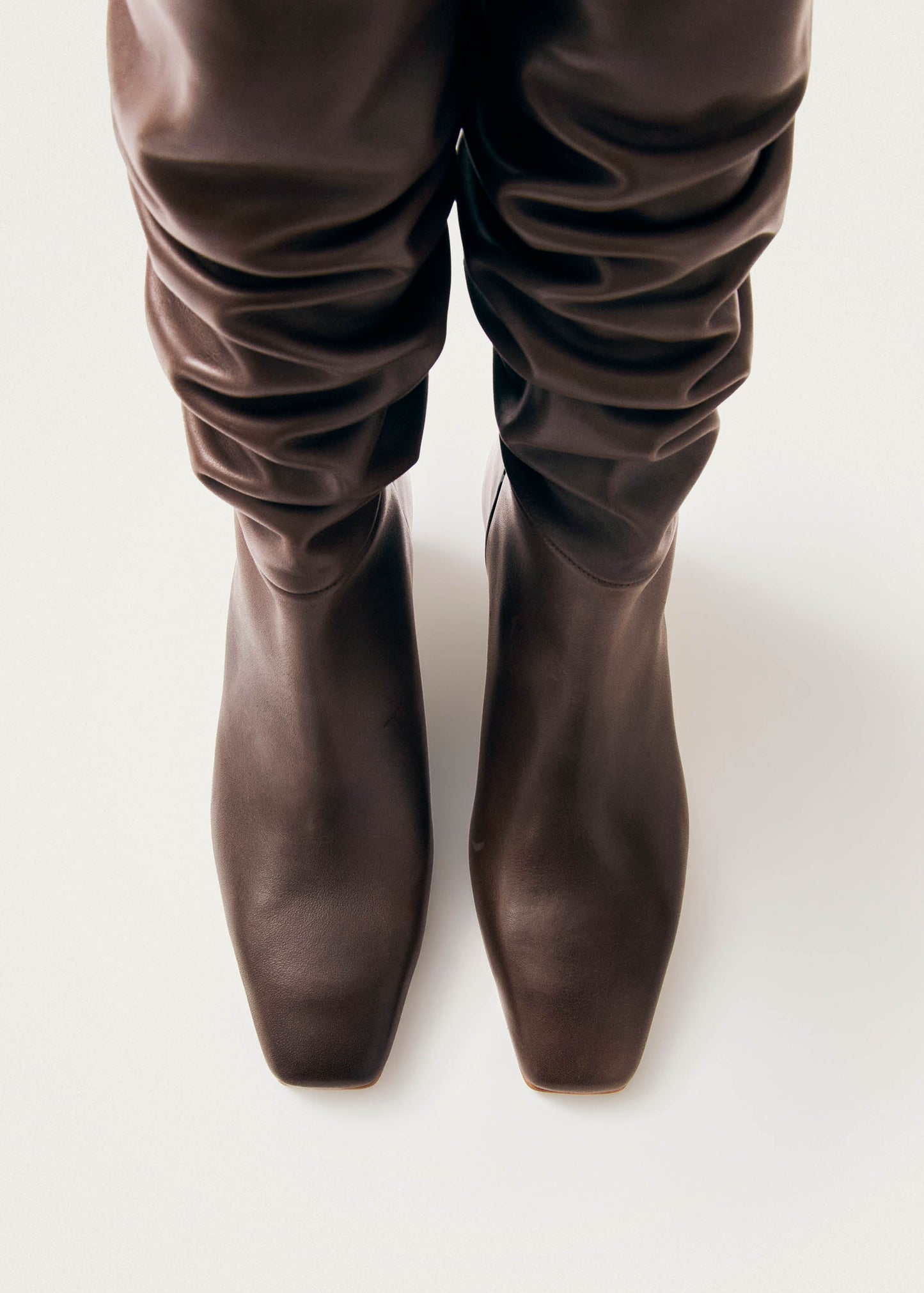 Kalila Bottes en Cuir Marron