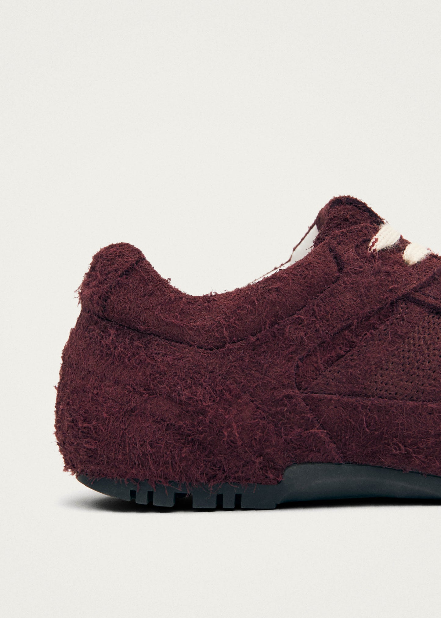 Tb.56 Suede Fuzzy Sneaker in Pelle Bordeaux