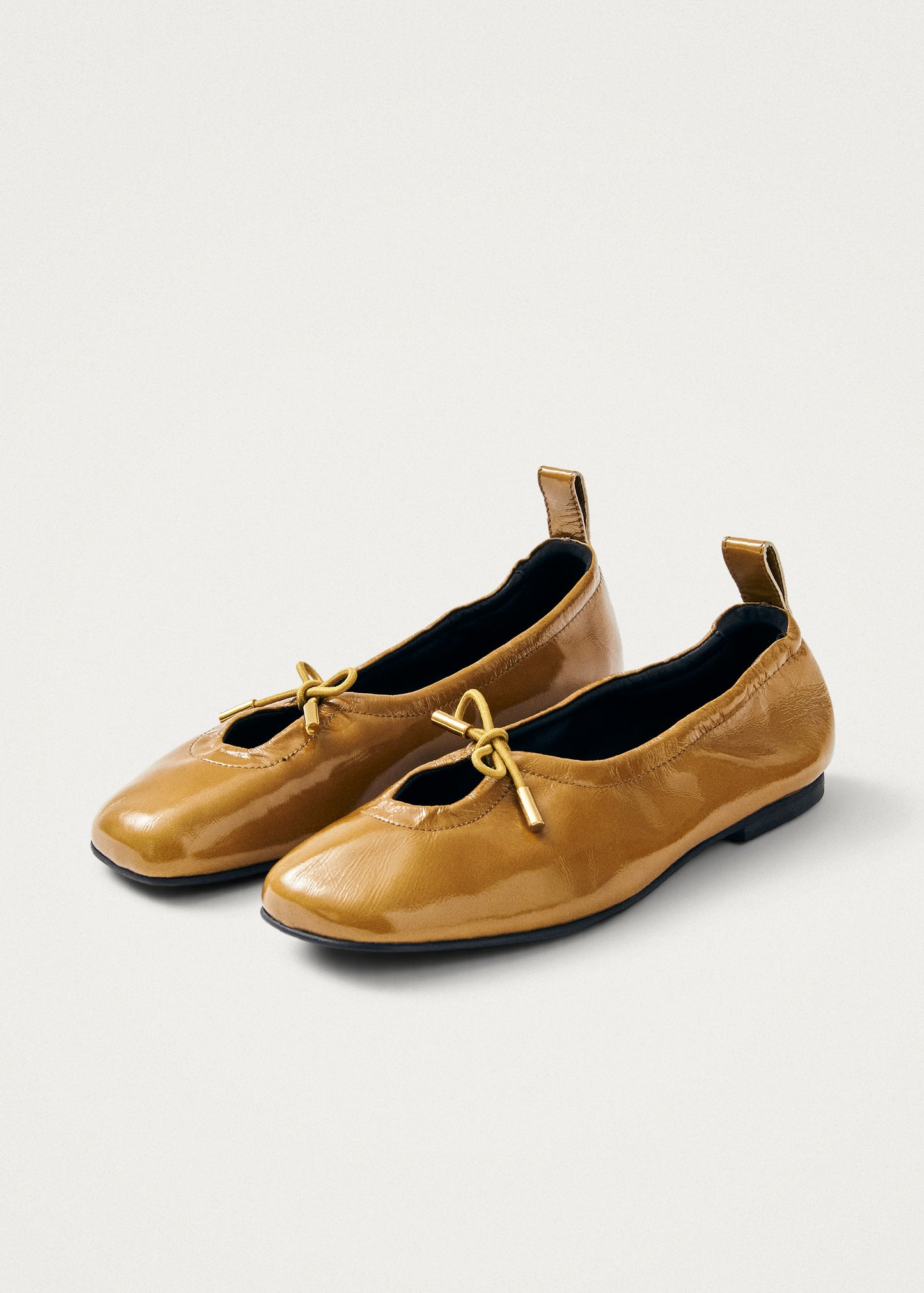 Rosalind Onix Caramel Leather Ballet Flats