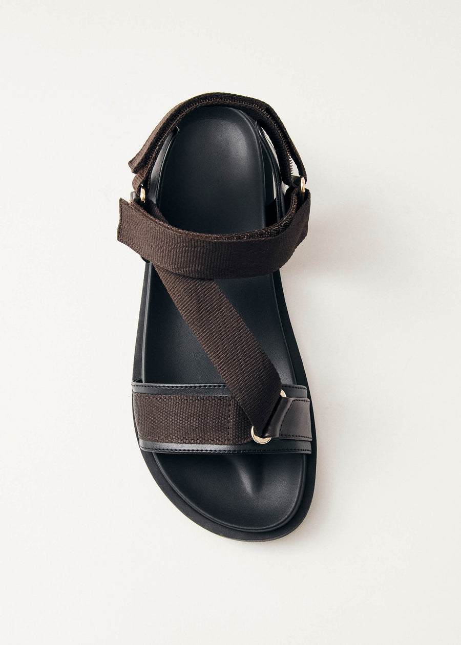 Indigo Brown Vegan Leather Sandals