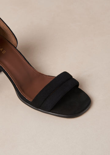 Dakota Black Suede Sandals ALOHAS