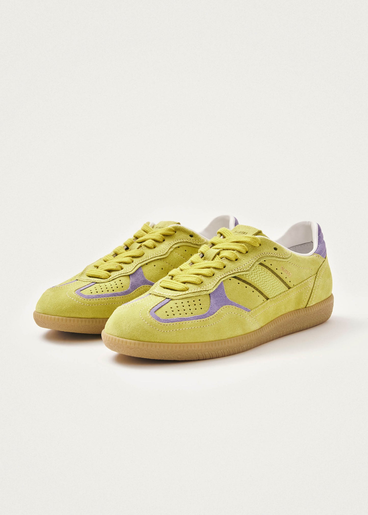 Tb.490 Rife Acid Green Leather Sneakers